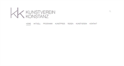 Desktop Screenshot of kunstverein-konstanz.de